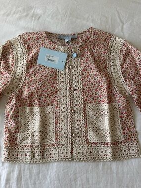 BRAND NEW - Hill House Tory Top in Geo Ditsy